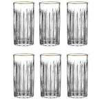 Jogo 6 Copos Altos Cristal Soho L'Hermitage 350ml