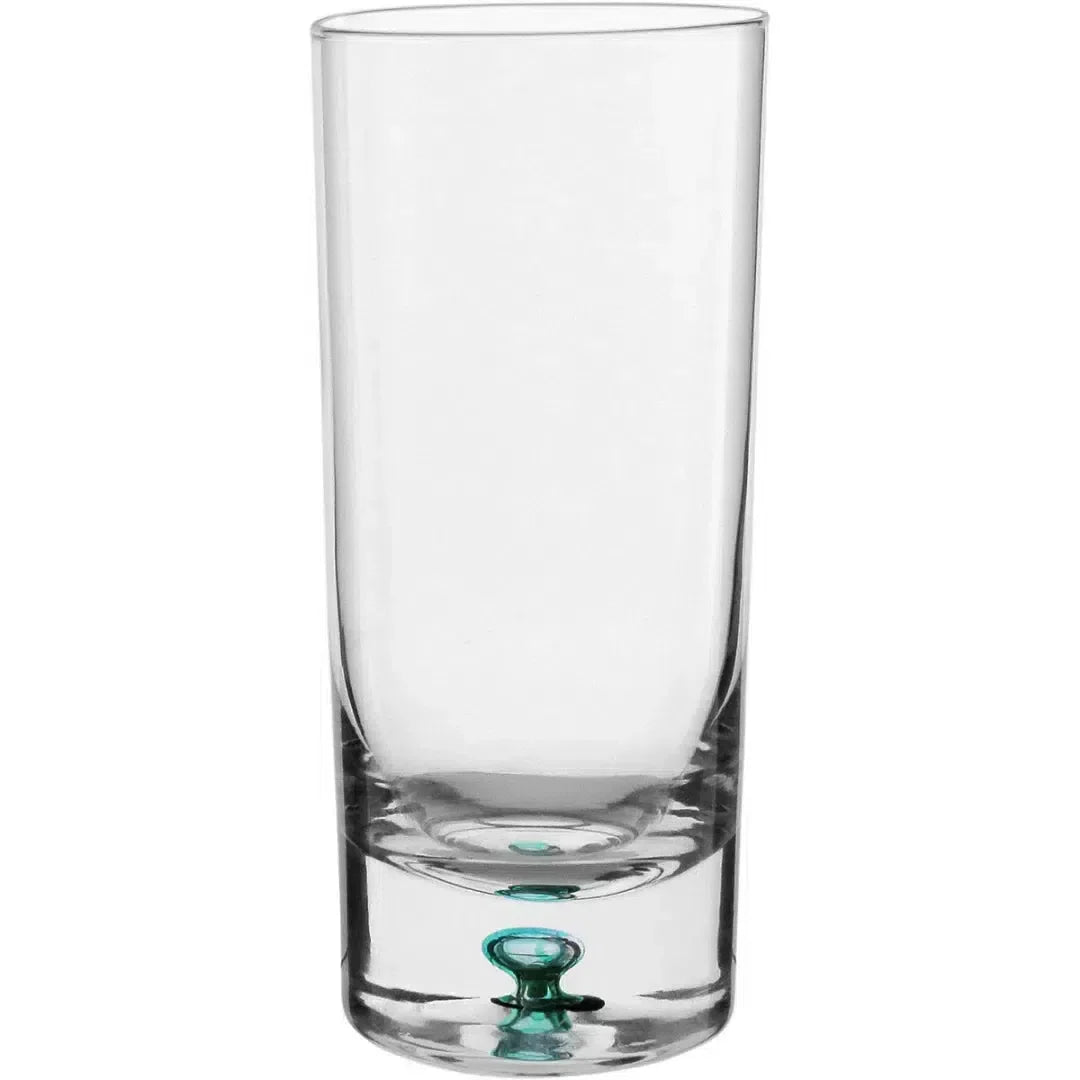 Jogo 6 Copos Altos Eco Crystal 450ml Esfera Verde Home&Co