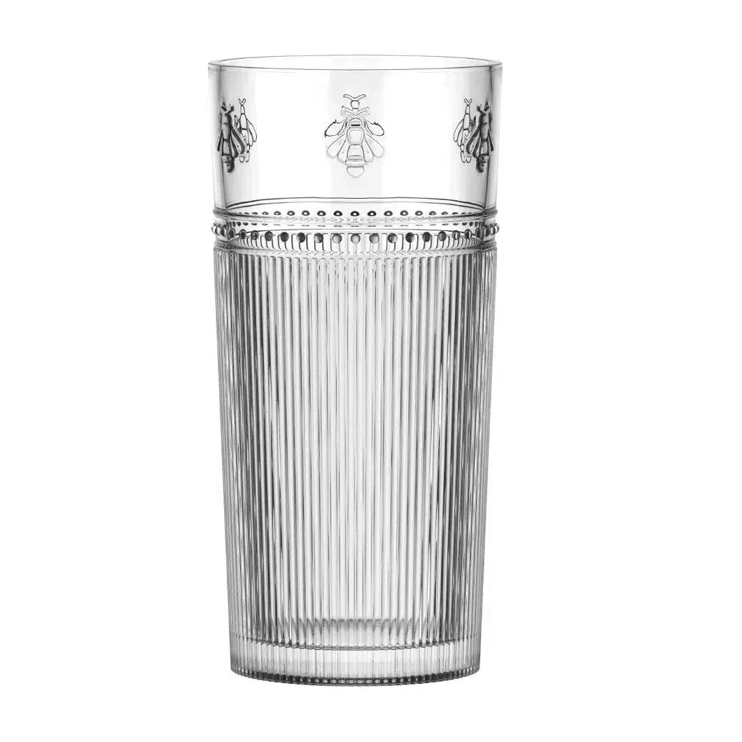 Jogo 6 Copos Altos de Vidro Abelha L'Hermitage 350ml