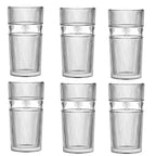 Jogo 6 Copos Altos em Vidro Libélula 350ml L'Hermitage