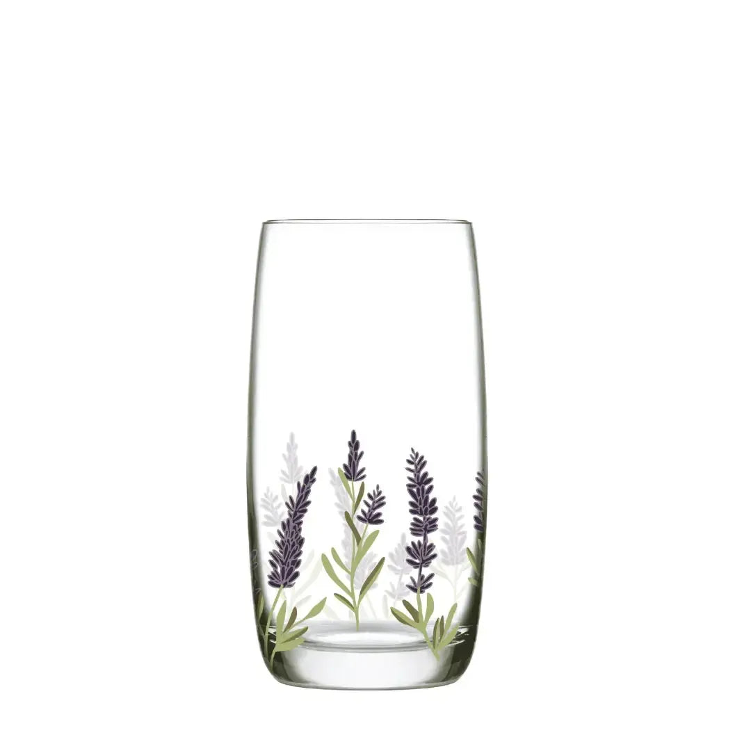 Jogo 6 Copos Long Drink em Cristal Ecológico Provence 370ml Lavande