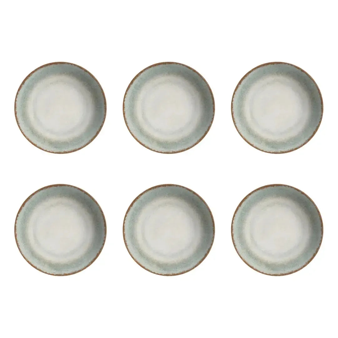Jogo 6 Pratos Fundos Coup Cerâmica Durban 25cm Alleanza