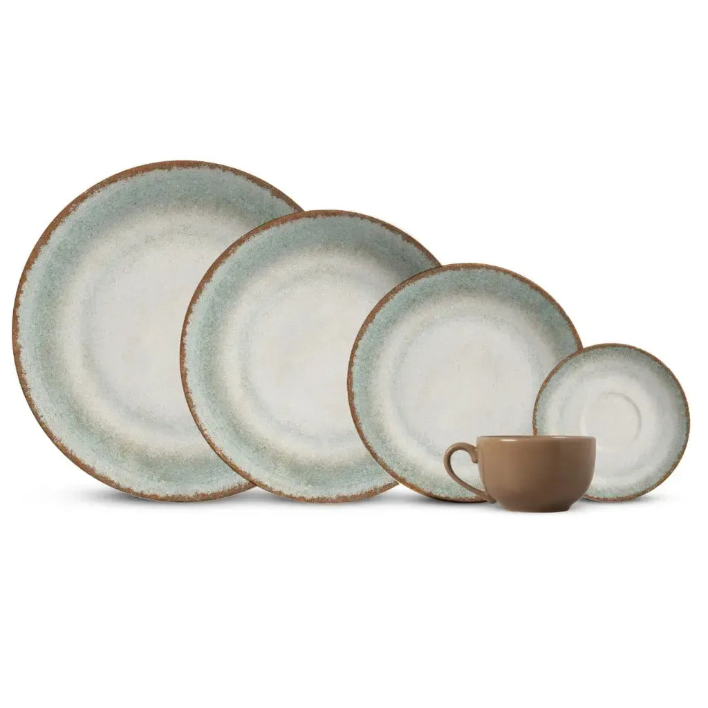 Jogo 6 Pratos Fundos Coup Cerâmica Durban 25cm Alleanza