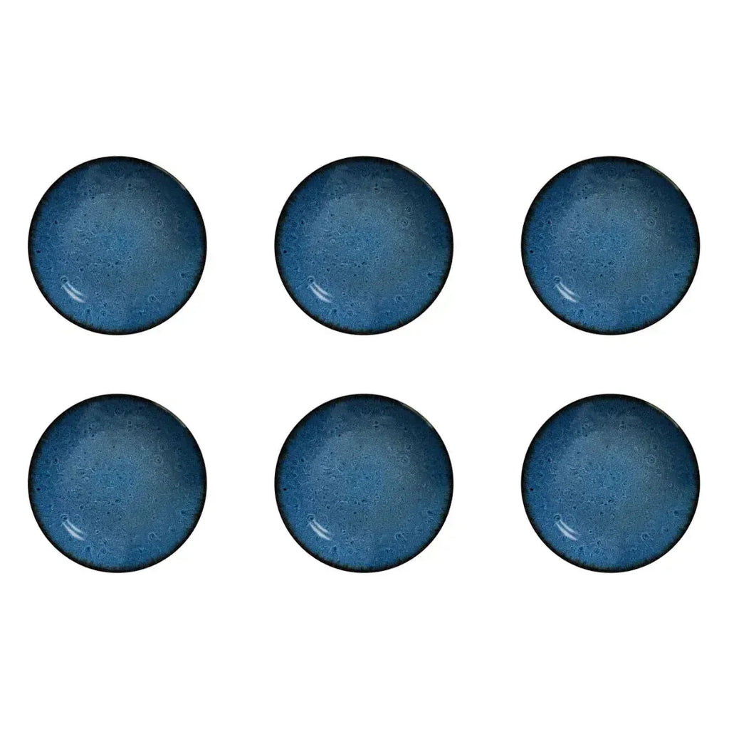 Jogo 6 Pratos Fundos Coup Cerâmica Faiança Albânia 25cm Alleanza