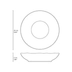 Jogo 6 Pratos Fundos Stoneware Bio Breeze 22,5cm Porto Brasil