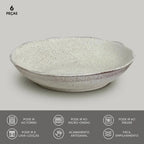 Jogo 6 Pratos Fundos Stoneware Bio Pistache 22,5cm Porto Brasil