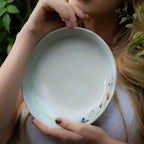 Jogo 6 Pratos Fundos Stoneware Bio Refúgio 22,5cm 830ml Porto Brasil