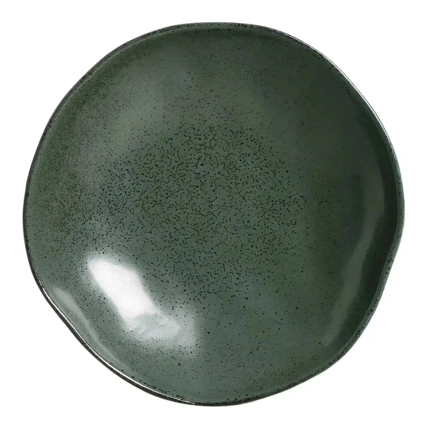 Jogo 6 Pratos Fundos Stoneware Orgânico Arauco/Greenery 21,5cm Porto Brasil