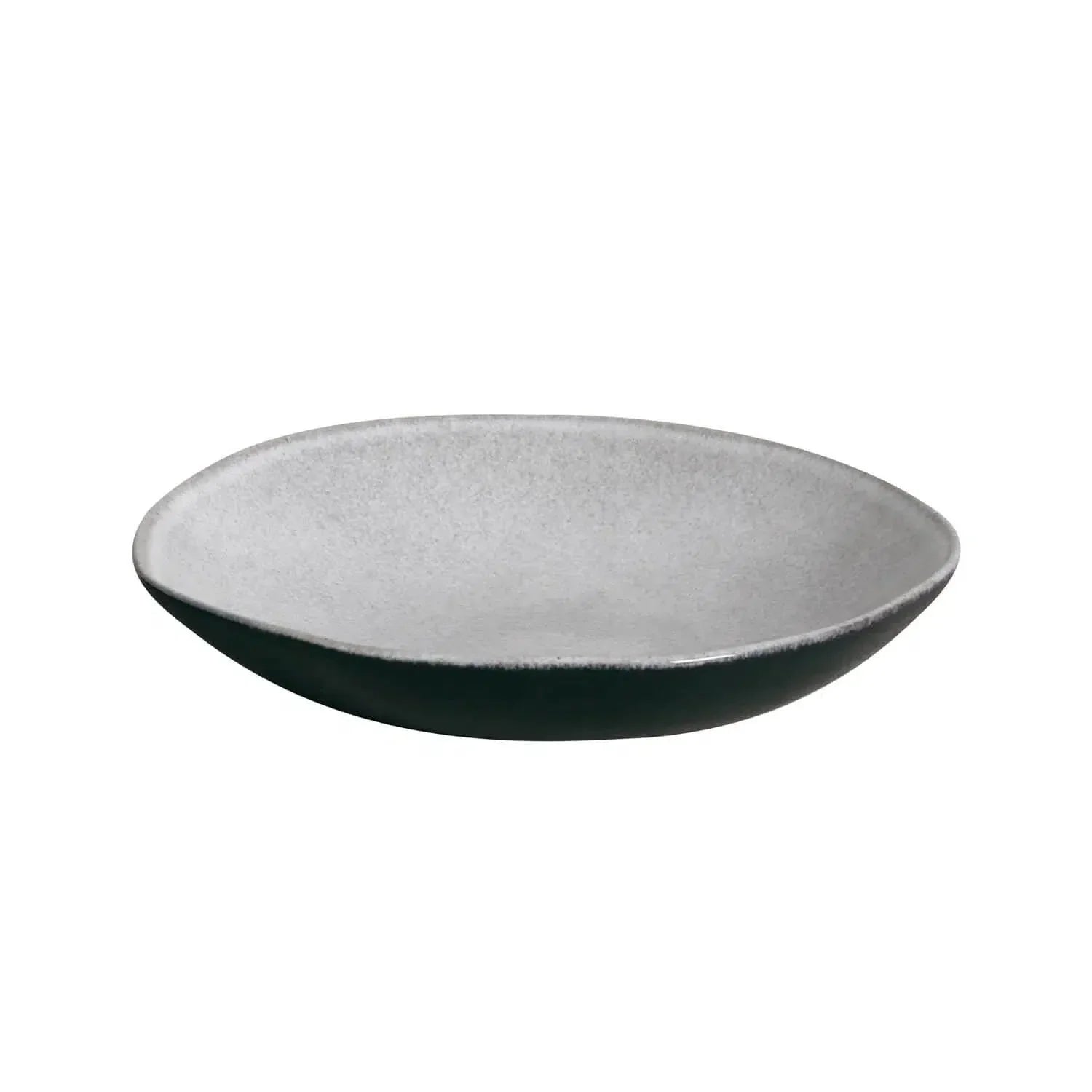 Jogo 6 Pratos Fundos Stoneware Orgânico Concreto/Dust 21cm Porto Brasil
