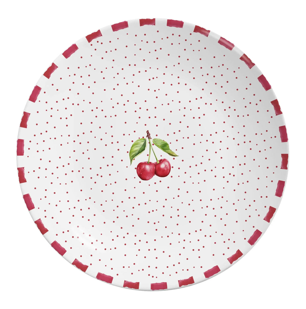Jogo 6 Pratos Rasos Cerâmica Coup Amarena 29cm Alleanza