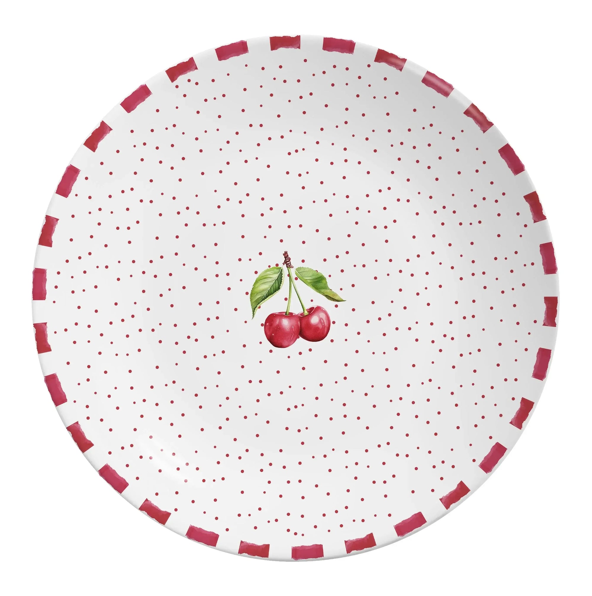 Jogo 6 Pratos Rasos Cerâmica Coup Amarena 29cm Alleanza