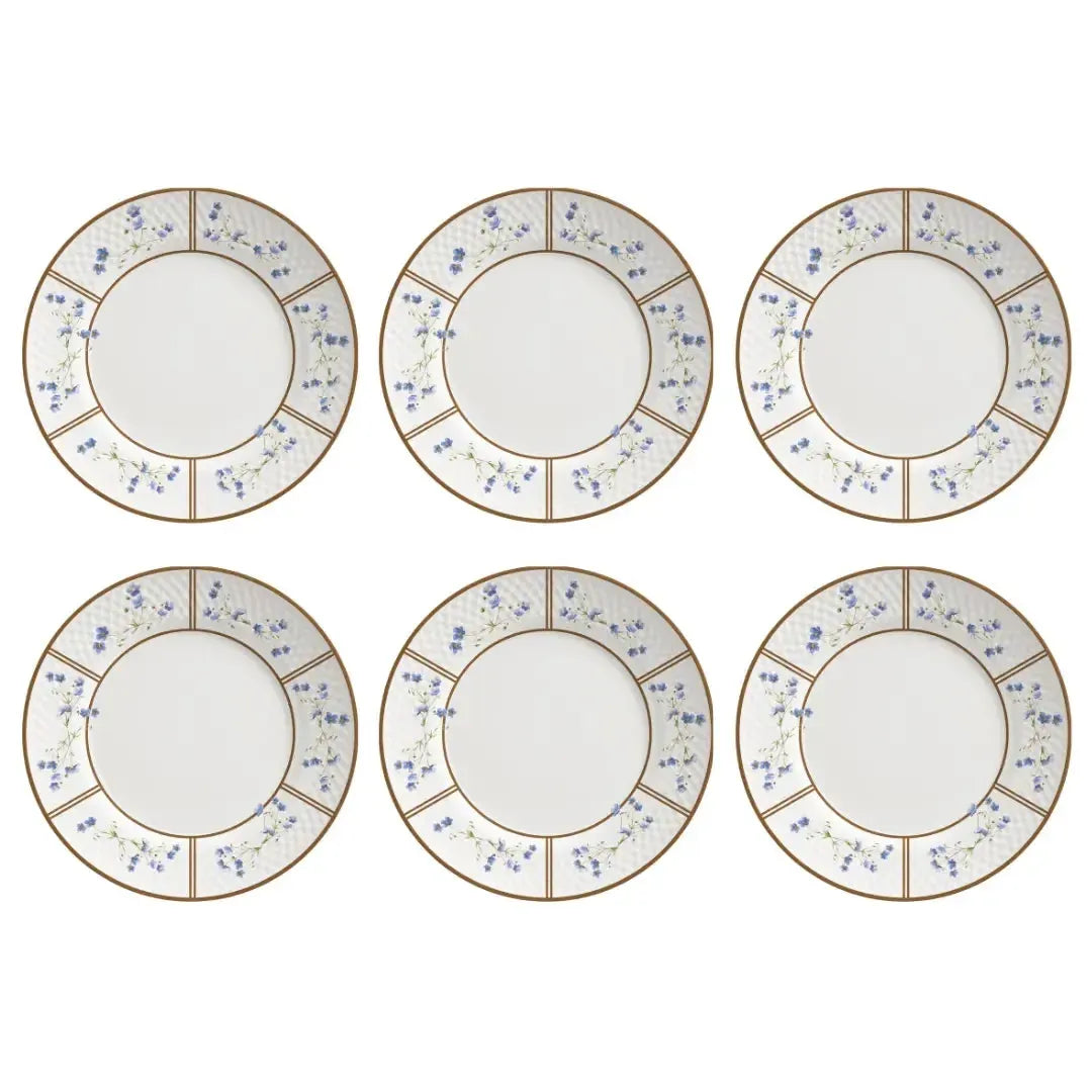 Jogo 6 Pratos Rasos Cerâmica Heritage 29cm Alleanza