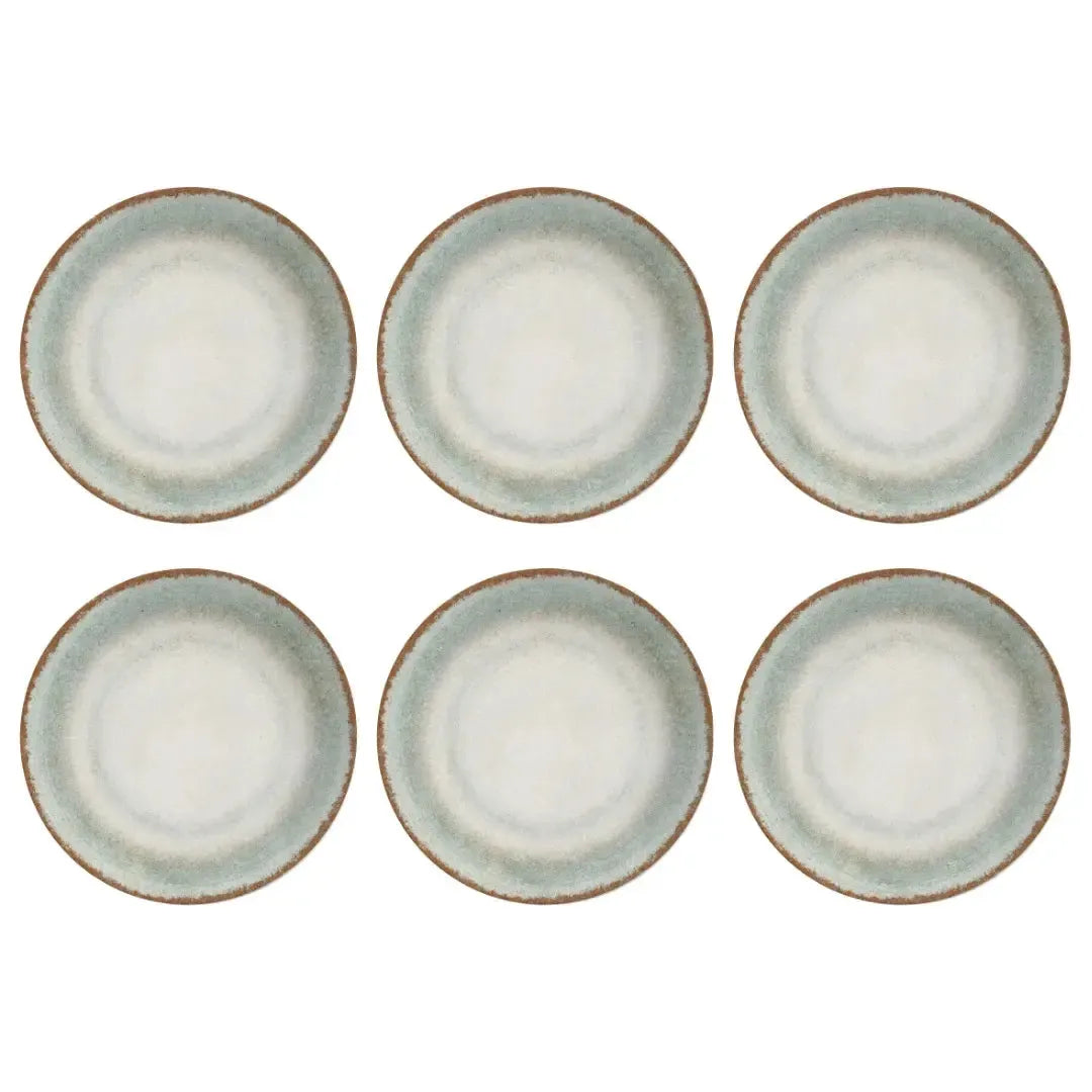 Jogo 6 Pratos Rasos Coup Cerâmica Durban 29cm Alleanza