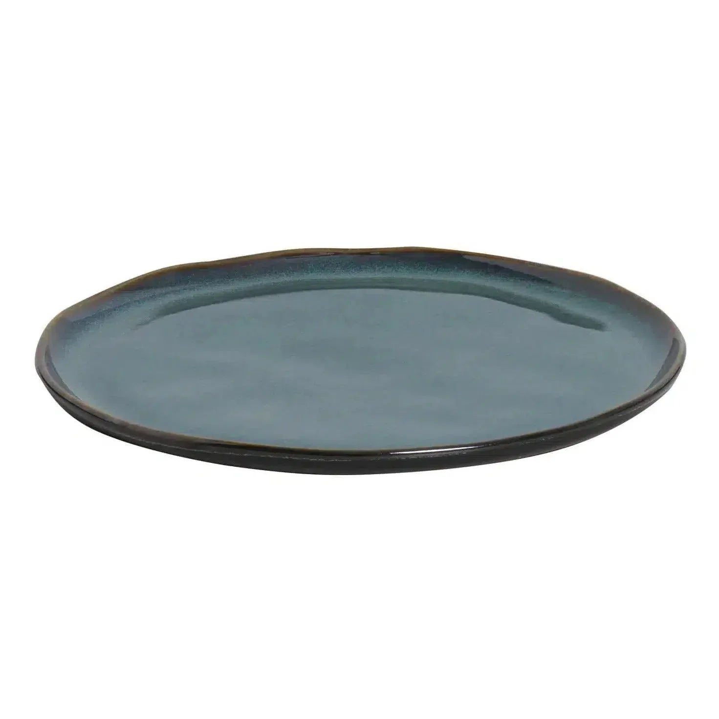 Jogo 6 Pratos Rasos Stoneware Bio Oceano 27,5cm Porto Brasil