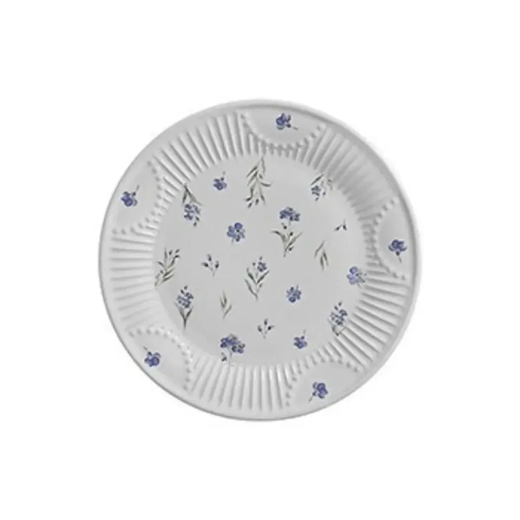 Jogo 6 Pratos Sobremesa Cerâmica Provence 21cm Scalla