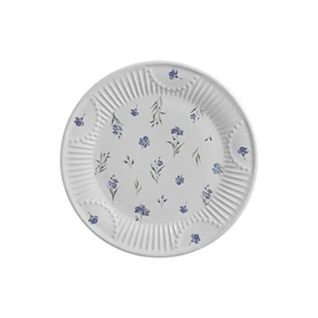 Jogo 6 Pratos Sobremesa Cerâmica Provence 21cm Scalla