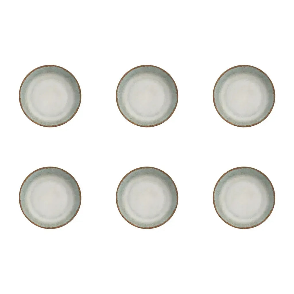 Jogo 6 Pratos Sobremesa Coup Cerâmica Durban 21cm Alleanza