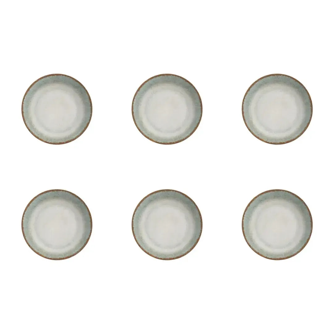 Jogo 6 Pratos Sobremesa Coup Cerâmica Durban 21cm Alleanza