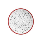 Jogo 6 Pratos Sobremesa Coup Cerâmica Pitaya 21cm Alleanza