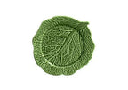 Jogo 6 Pratos para Pão Cerâmica Couve Verde Cobre 16x2,5cm Scalla