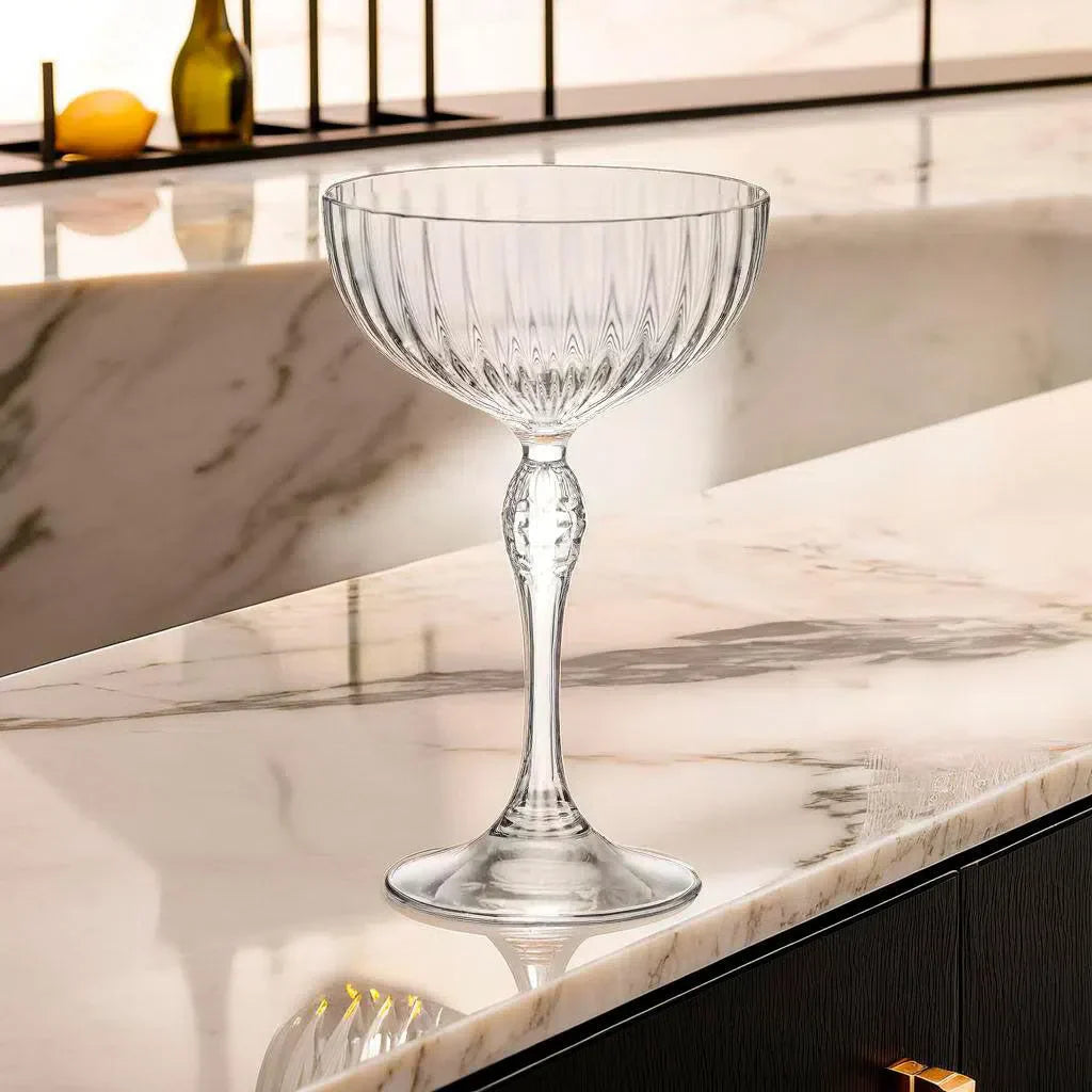 Jogo 6 Taças Cristal Linha America 20's p/ Coquetel 275ml