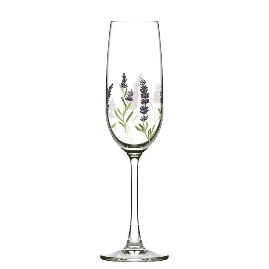 Jogo 6 Taças Flute Champagne em Cristal Ecológico Provence 210ml Lavande