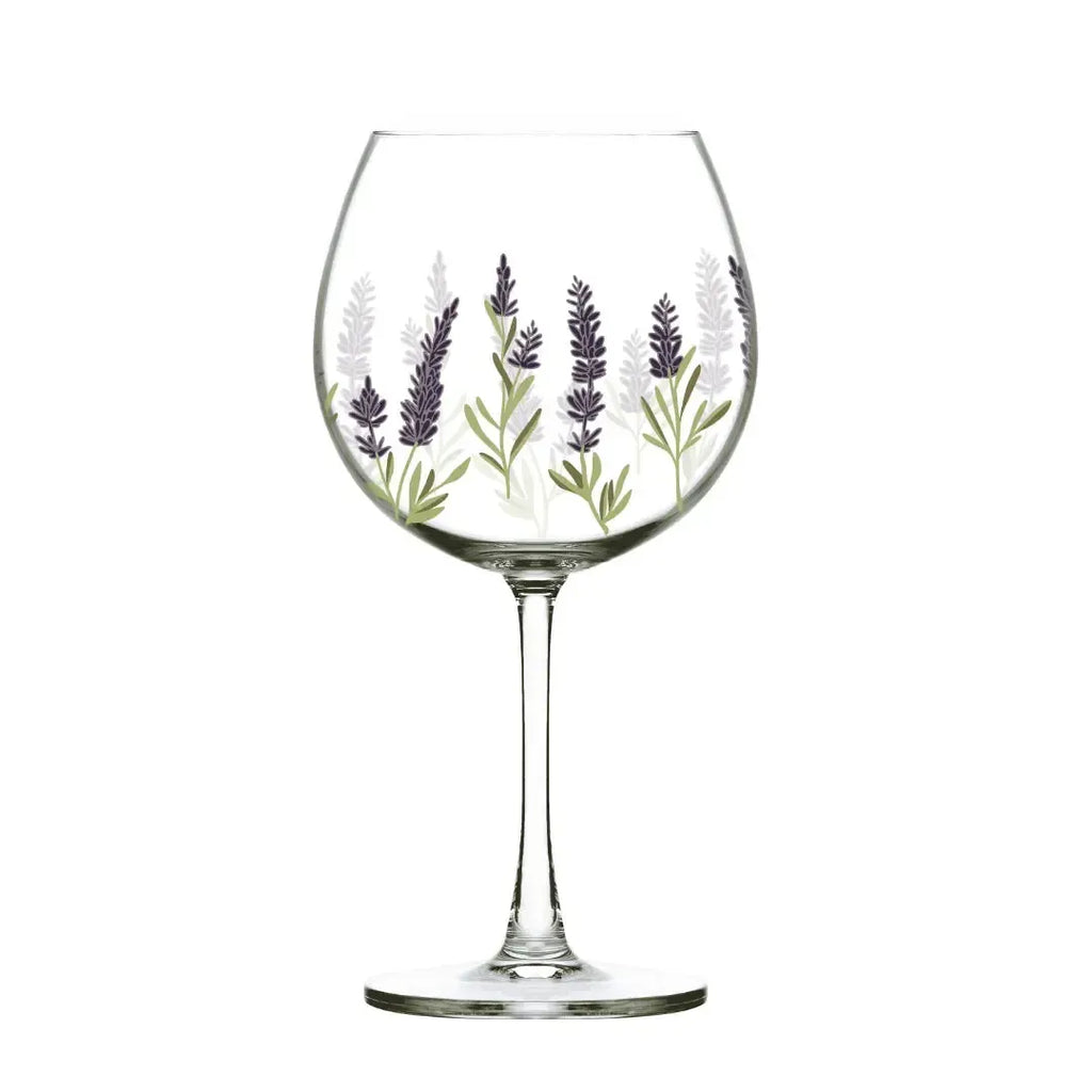 Jogo 6 Taças Gin Burgundy em Cristal Ecológico Provence 650ml Lavande