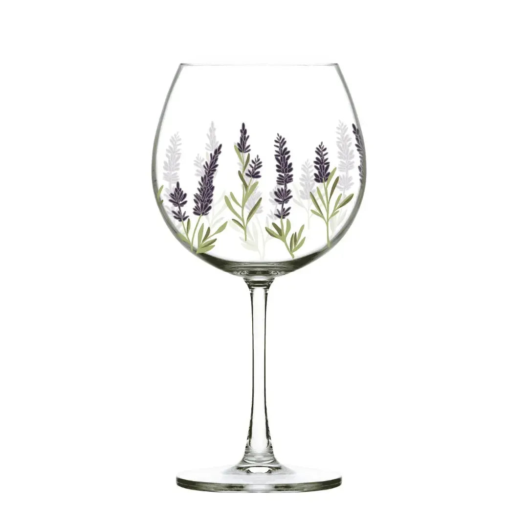 Jogo 6 Taças Gin Burgundy em Cristal Ecológico Provence 650ml Lavande