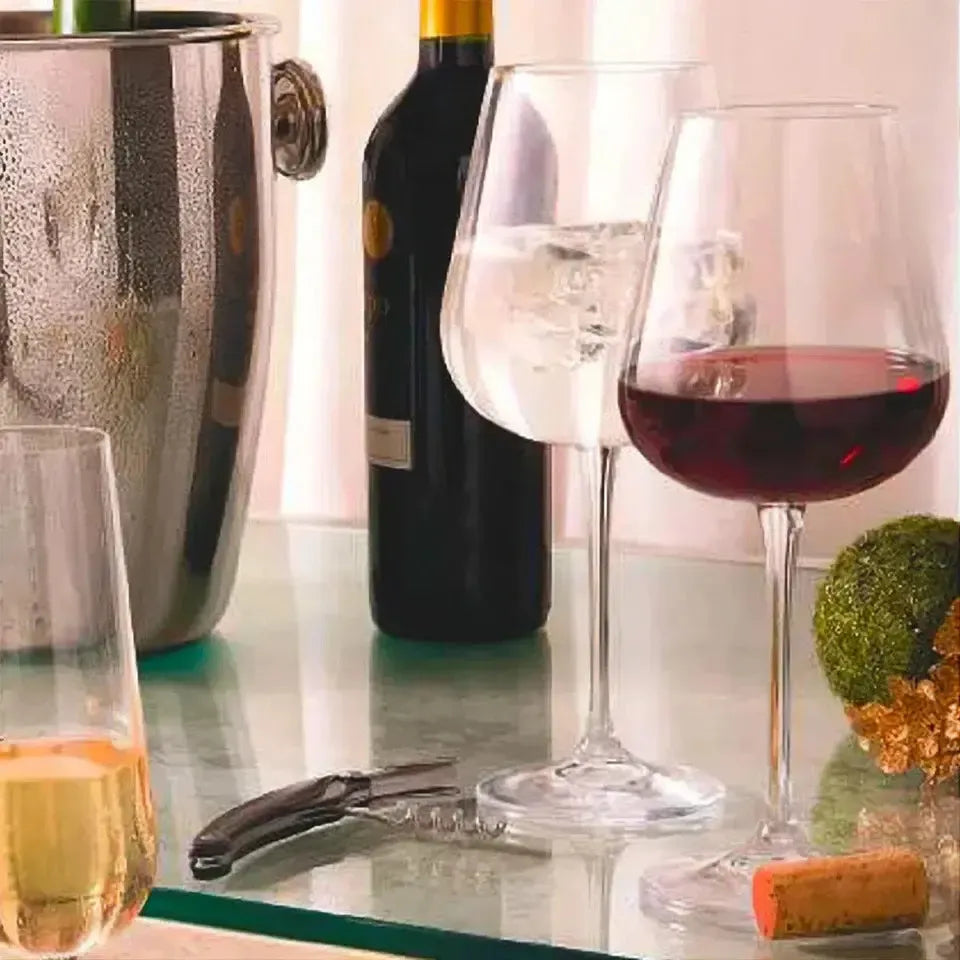 Jogo 6 Taças Vinho em Cristal Bohemia Margaux 540ml