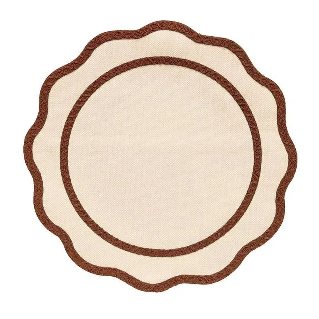 Jogo Americano Brazil Nature Lola Circular Camurça 40cm