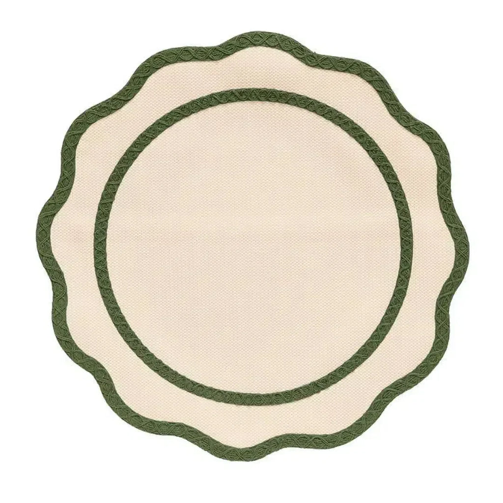 Jogo Americano Brazil Nature Lola Circular Oliva 40cm