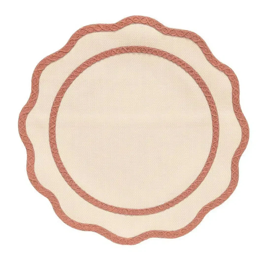 Jogo Americano Brazil Nature Lola Circular Rose 40cm