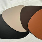 Jogo Americano Oval 40x32,5 Couro Vegano Montana Fendi
