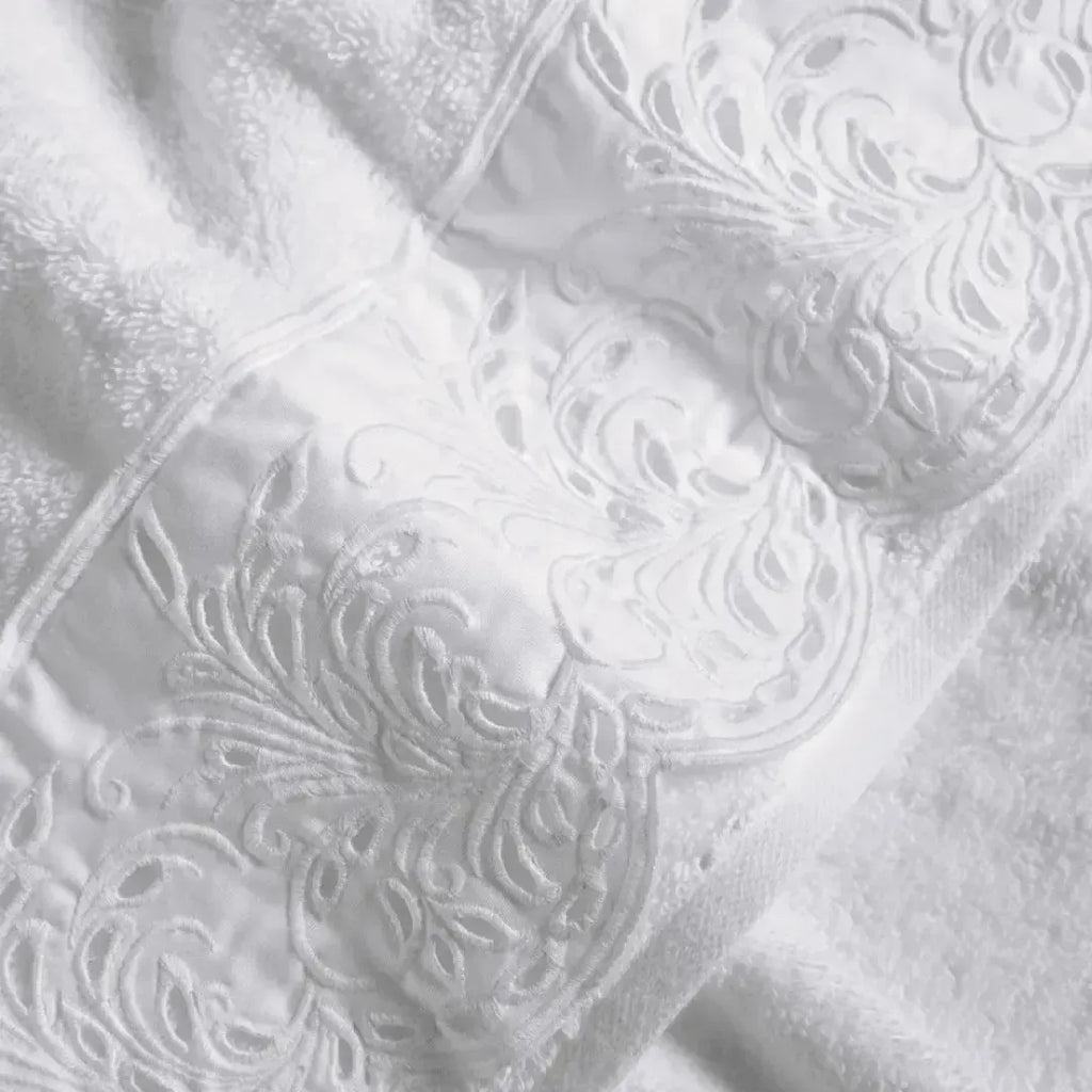 Jogo de Banho 5 Pçs Bargello Branco Trussardi
