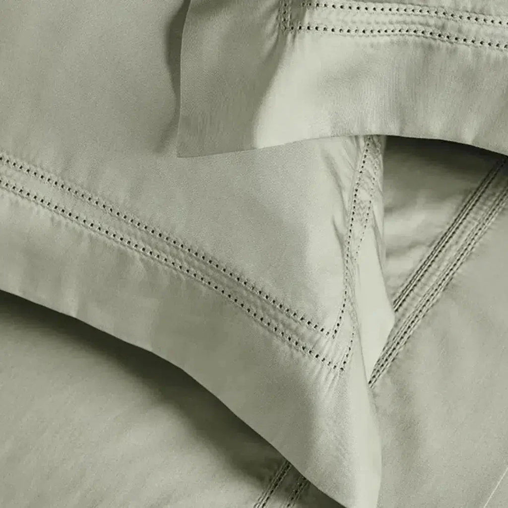 Jogo de Cama Casal Galieno 4 Pçs 300 Fios Cetim 100% Algodão Egípcio Pistacchio Trussardi