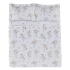 Jogo de Cama Casal Narciso 4 Pçs 200 Fios Cetim 100% Algodão Trussardi