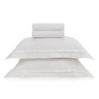Jogo de Cama Casal Vercelli 4 Pçs 300 Fios 100% Algodão Egípcio Branco Trussardi