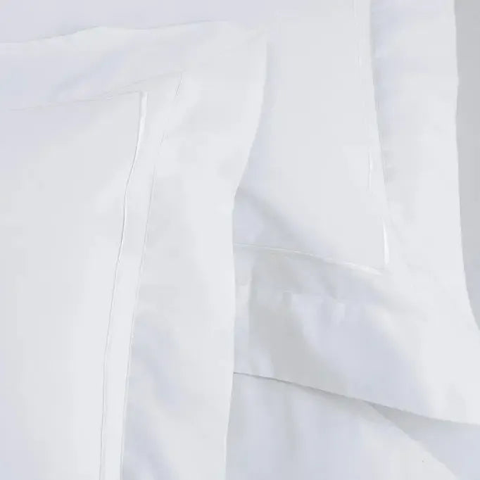 Jogo de Cama Solteiro Fiesole 4 Pçs 200 Fios 100% Algodão Branco Trussardi