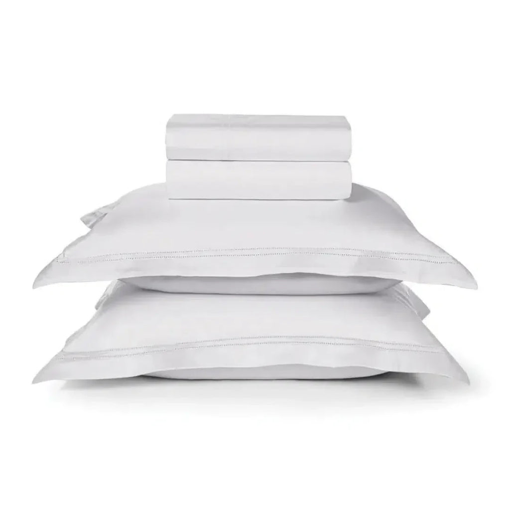 Jogo de Cama Casal Galieno 4 Pçs 300 Fios Cetim 100% Algodão Egípcio Branco Trussardi