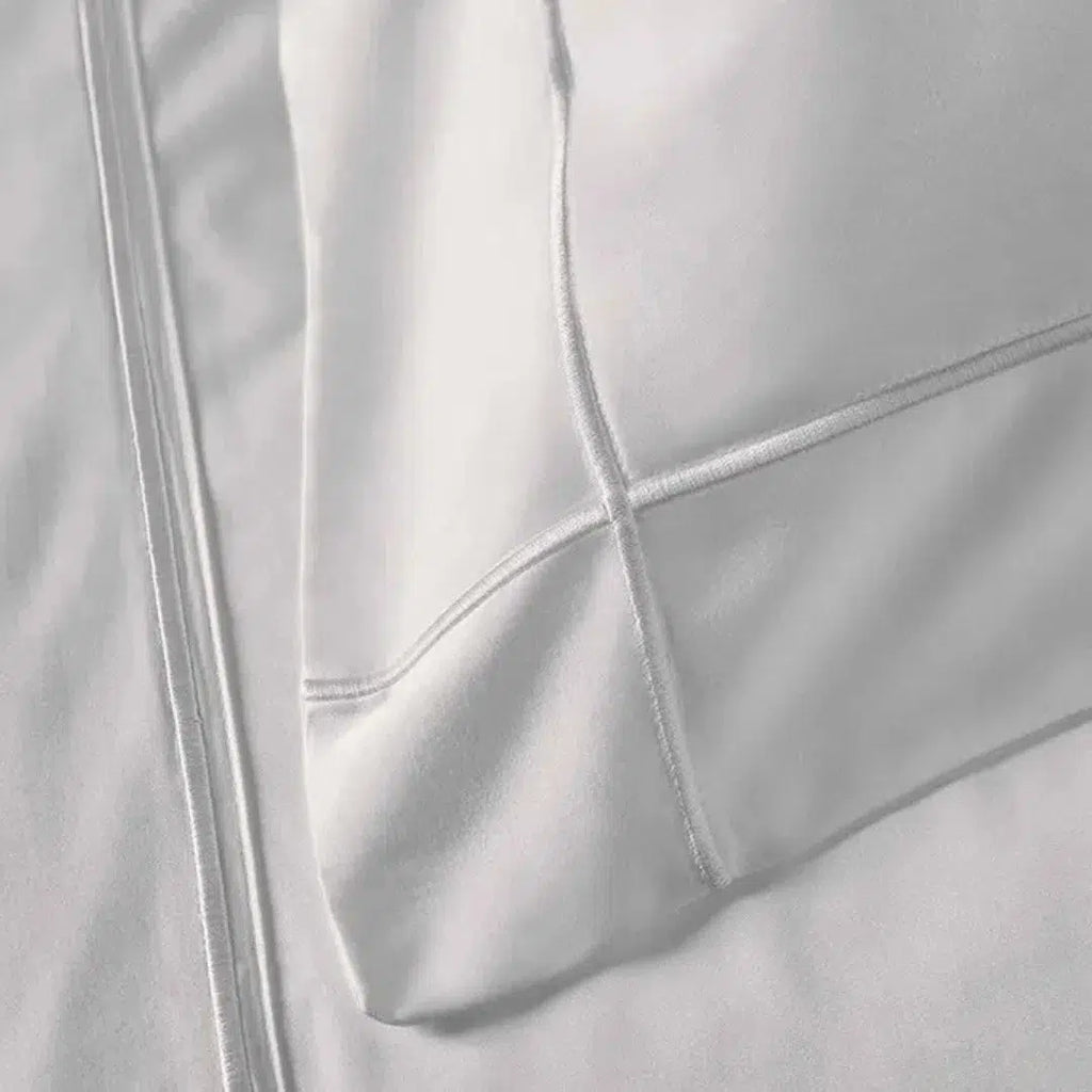 Jogo de Cama Queen Girelli 4 Pçs 300 Fios 100% Bambu Branco Trussardi