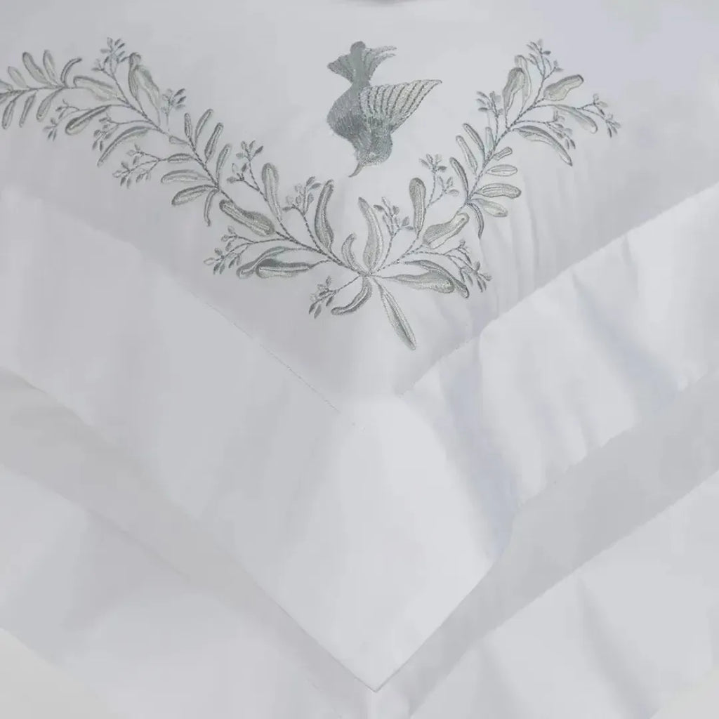 Jogo de Cama Queen Pistacia 4 Pçs 300 Fios 100% Algodão Egípcio Trussardi