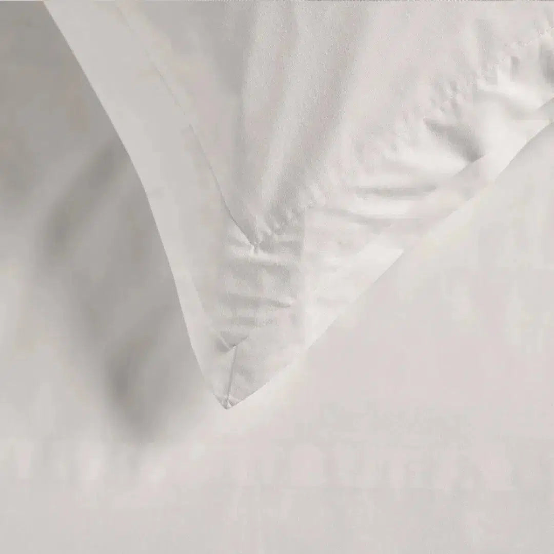 Jogo de Cama King San Pietro 4 Pçs 200 Fios Percal 100% Algodão Branco Trussardi