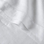 Jogo de Cama Queen Vasari 4 Pçs 100% Linho Branco Trussardi