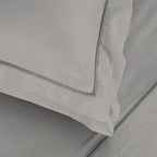 Jogo de Cama Queen Doppio 4 Pçs 300 Fios Cetim 100% Algodão Egípcio Marmo Trussardi