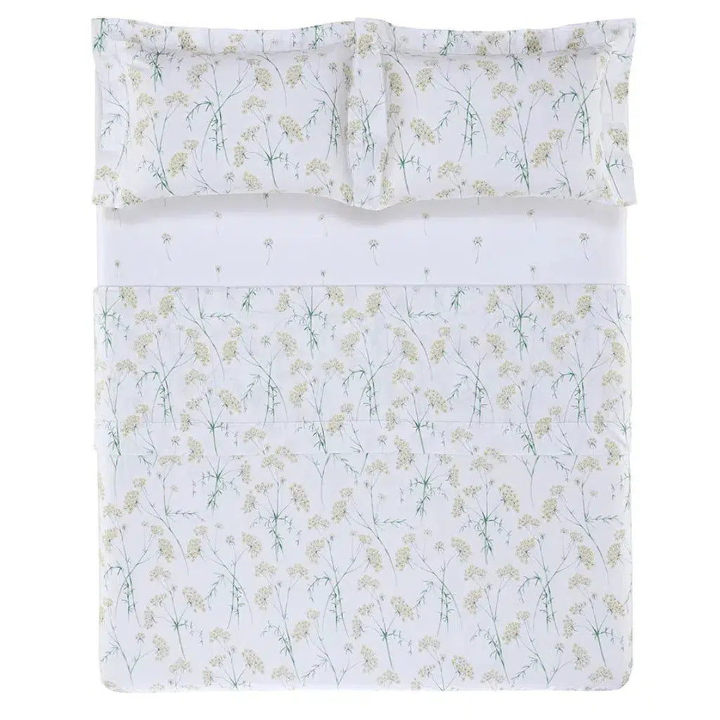 Jogo de Cama King Finocchio 4 Pçs 200 Fios Cetim 100% Algodão Trussardi