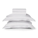 Jogo de Cama Casal Galieno 4 Pçs 300 Fios Cetim 100% Algodão Egípcio Branco Trussardi