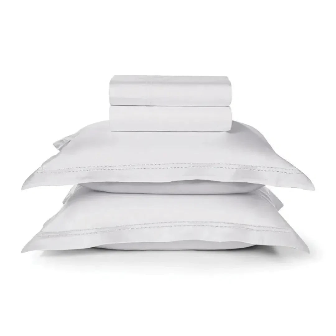 Jogo de Cama Casal Galieno 4 Pçs 300 Fios Cetim 100% Algodão Egípcio Branco Trussardi