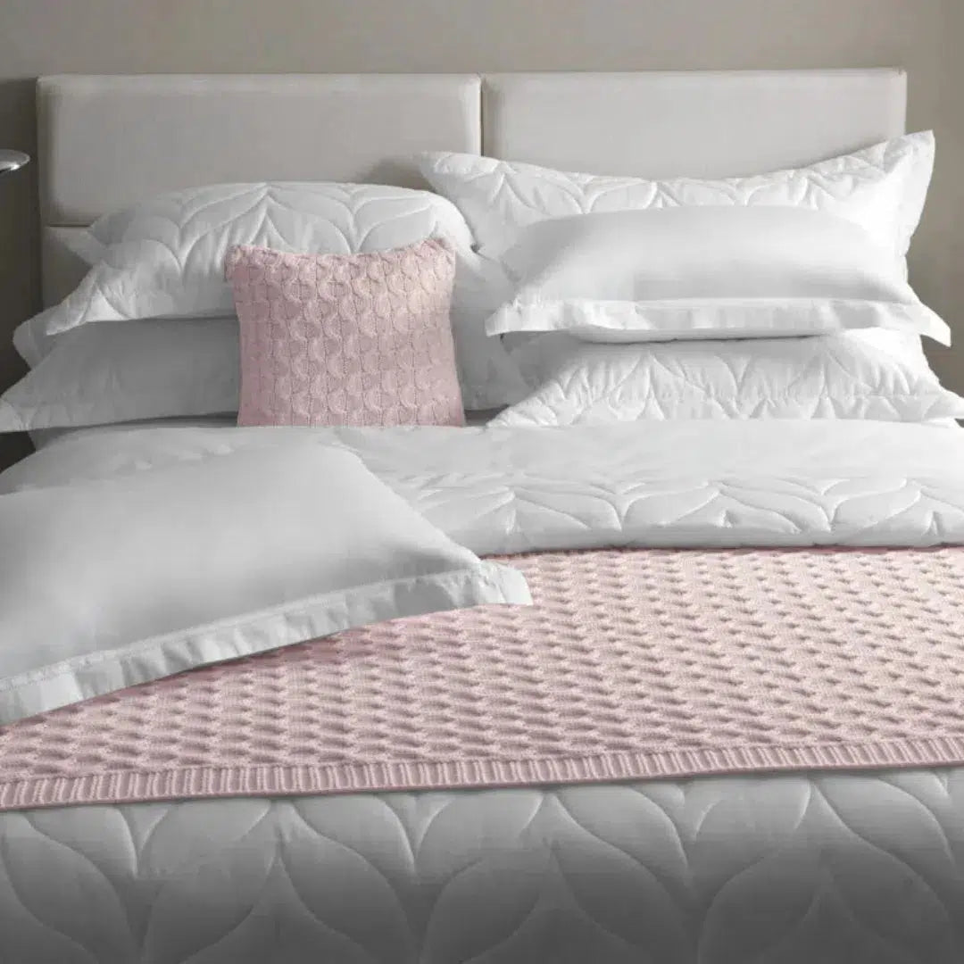 Jogo de Cama Casal Galieno 4 Pçs 300 Fios Cetim 100% Algodão Egípcio Branco Trussardi