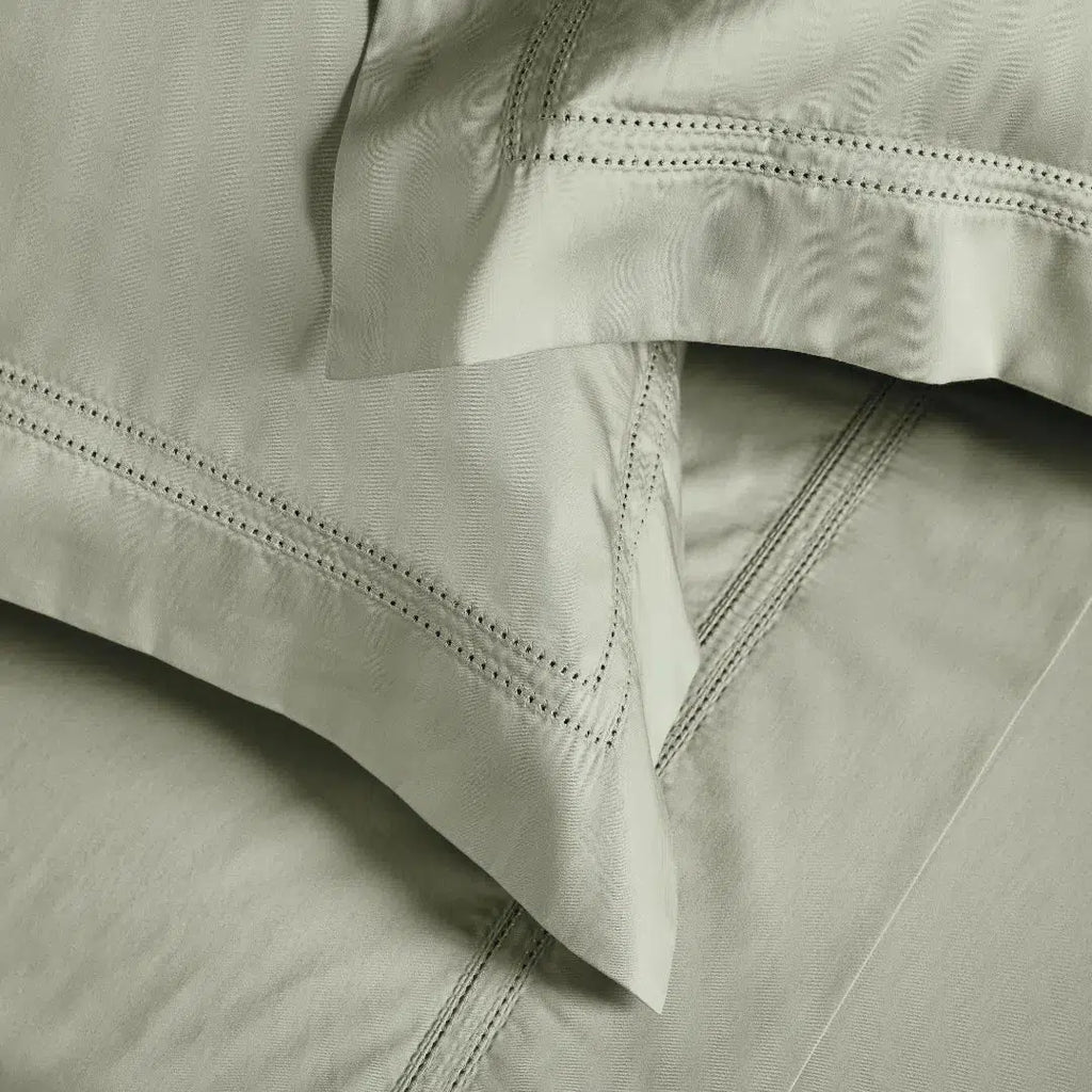 Jogo de Cama Casal Galieno 4 Pçs 300 Fios Cetim 100% Algodão Egípcio Pistacchio Trussardi