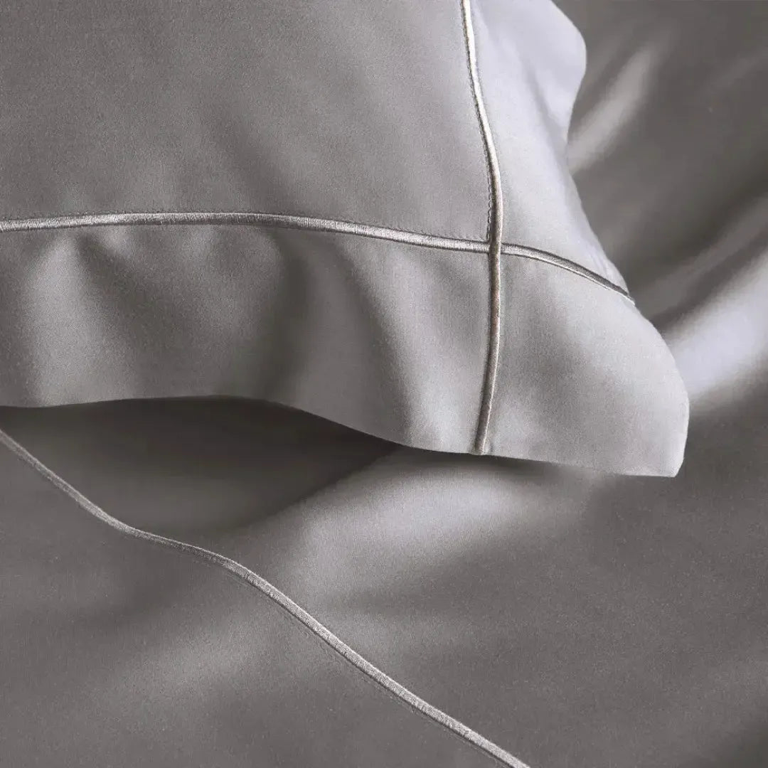 Jogo de Cama Queen Girelli 4 Pçs 300 Fios 100% Bambu Marmo Trussardi